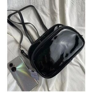 NWT PATENT LEATHER CLASSY BACKBACK!